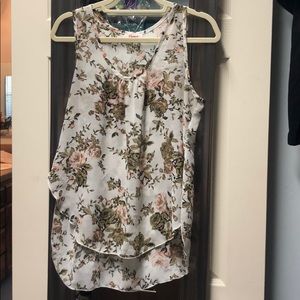 Sheer Hi-Lo Tank Top